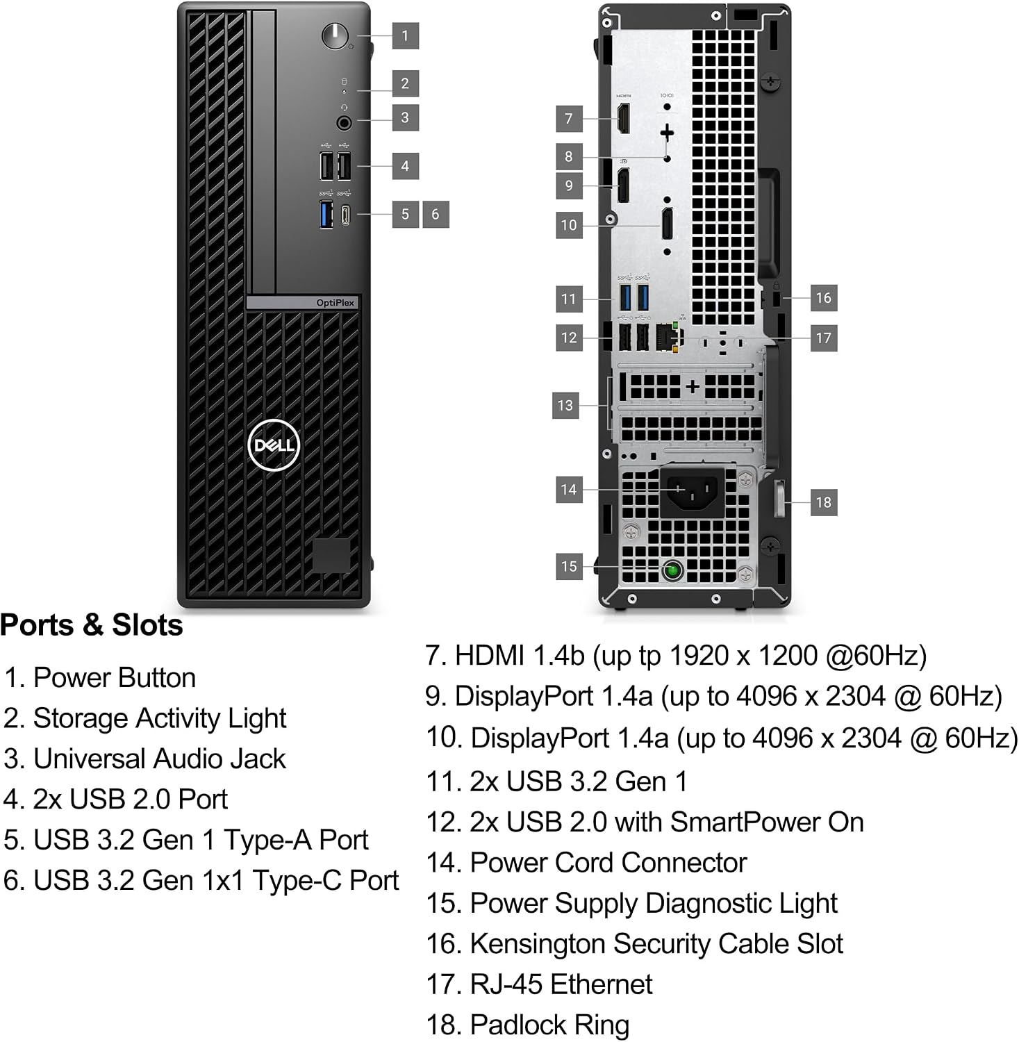 Dell OptiPlex 3080 Business Desktop Computer, Intel Core i5-10500 Processor up to 4.5GHz, 16GB RAM, 512GB PCIe SSD+1TB HDD, Windows 11 Pro, Small Form Factor