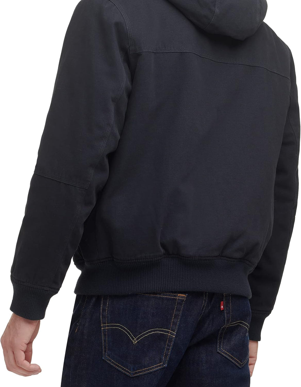 Levi's Men's Workwear Cotton Canvas Hooded Bomber Jacket