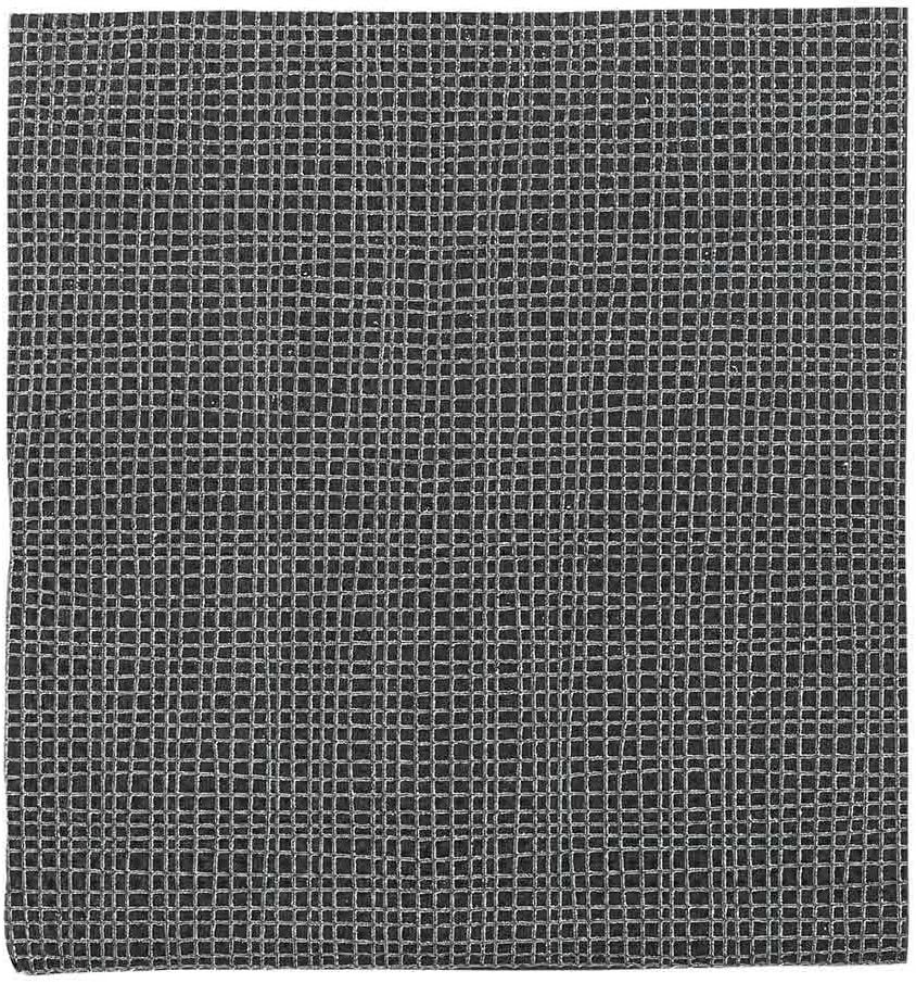 Restaurantware Paper Cocktail Napkins 2 Ply Napkins Disposable Beverage Napkins - Black with White Threads - 8' x 8' - Luxnap Micropoint - 4800ct Box