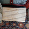 Wooden Threshold Ramps for Doorways, Portable Non-Skid Curb Ramp for Move Wheelchair/Bike/Scooter(15cm Tall)