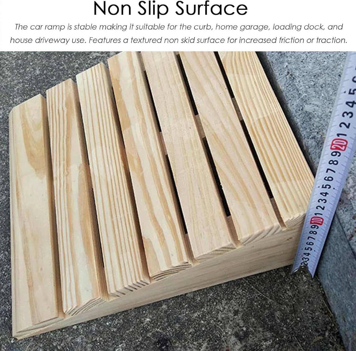 Threshold Ramp, Curb Ramp, Doorway Ramps Wood, Power Wheelchairs/Mobility Scooter/Mower Wooden Thresholds Ramp, Sturdy Stairs Slope
