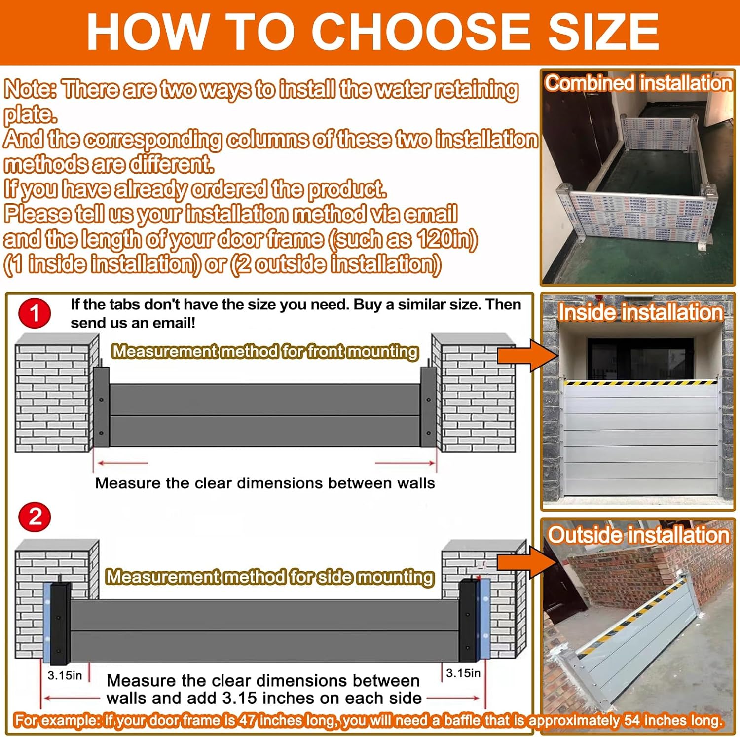 Water Flood Barrier Street Road Outdoor, 3/4/5/6/7/8/9/10/11/12/13/14/15/16/17/18ft Long Aluminum Threshold Anti-Flood Wall, Flood Baffle for Garage/Basement/Front Door/Driveway(H 1.3ft(40cm),17.5ft(5