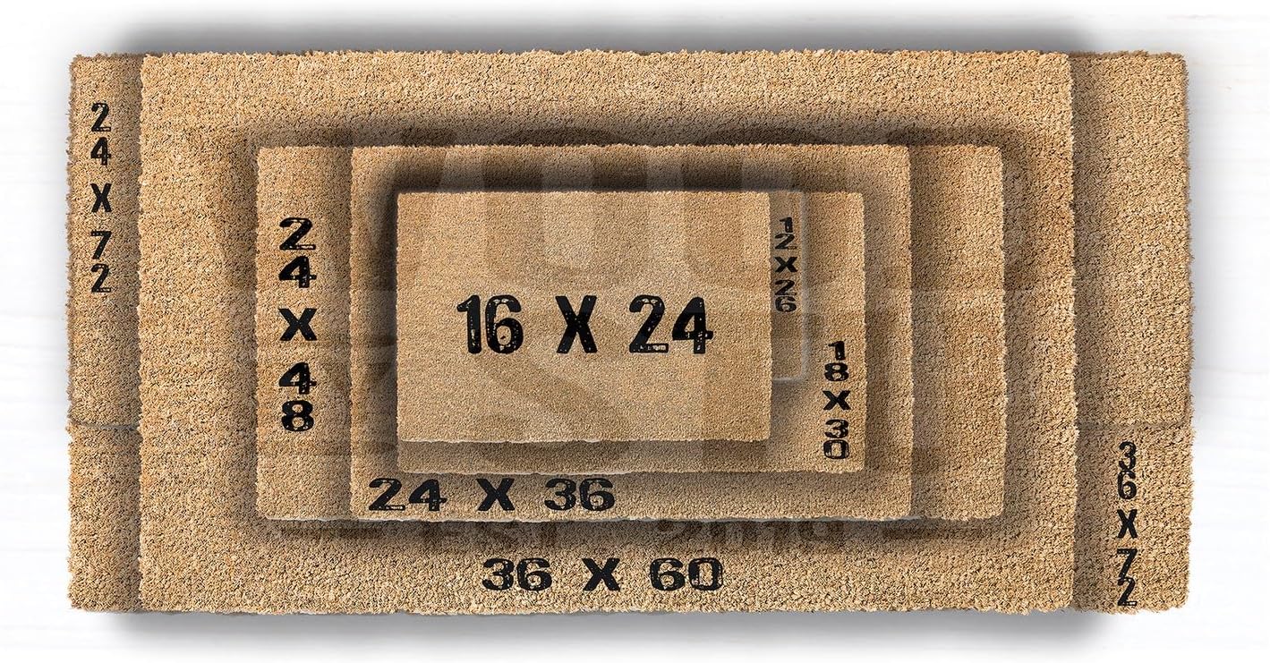 Please Remove Your Shoes Doormat, Natural Coir Indoor Outdoor Entrance Mat | Housewarming Gift, New Home Present, Indoor Outdoor Entrance, Front Porch Decor, High Traffic Area, Entryway Floor Rug