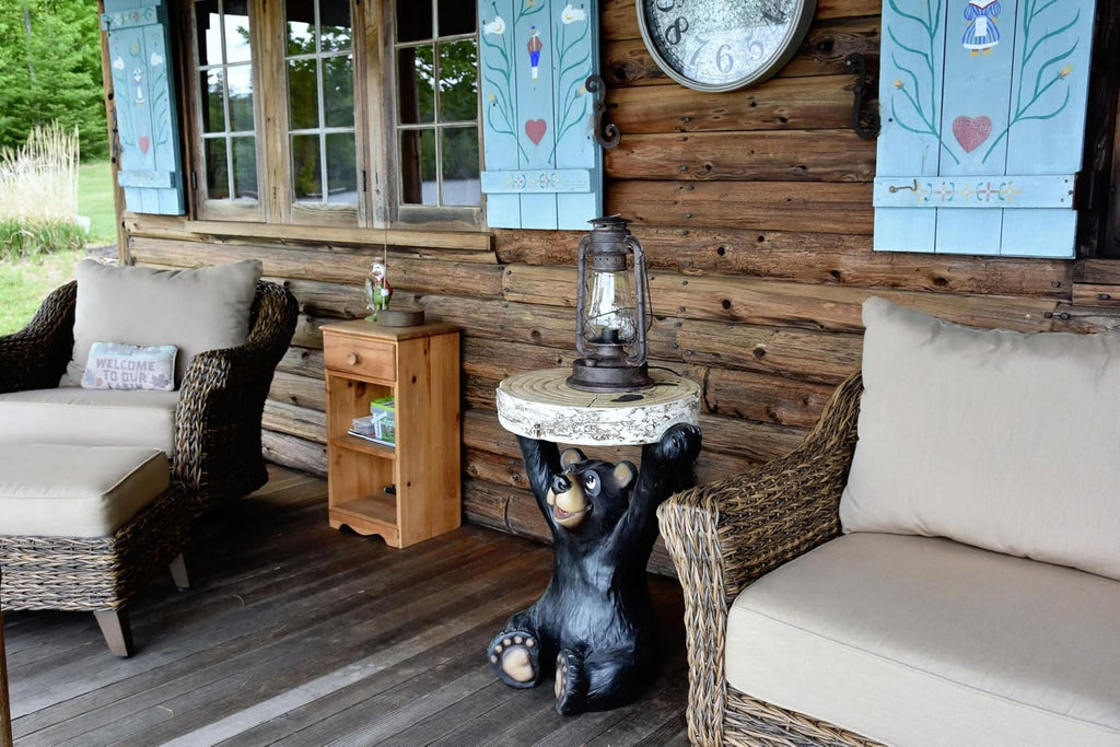 Electric Lantern Table lamp with dimmer with Hand Finished Rust Patina