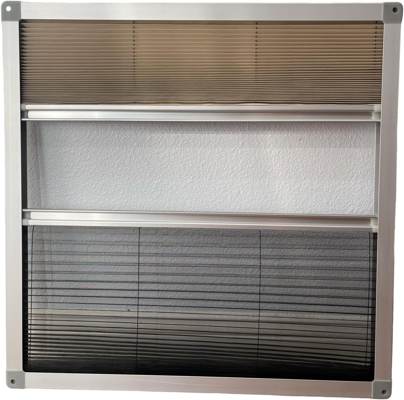Square Deck Hatch/Marine Hatch Porthole - Anodized Aluminum Hatch with Tempered Glass for Boat/Yacht/RV