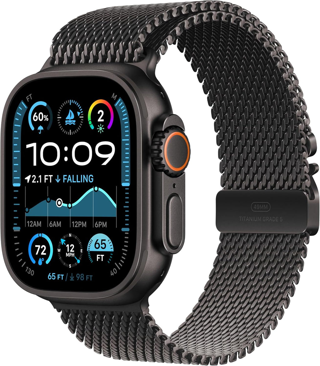 Apple Watch Band - Milanese Loop (49mm) - Black - Small