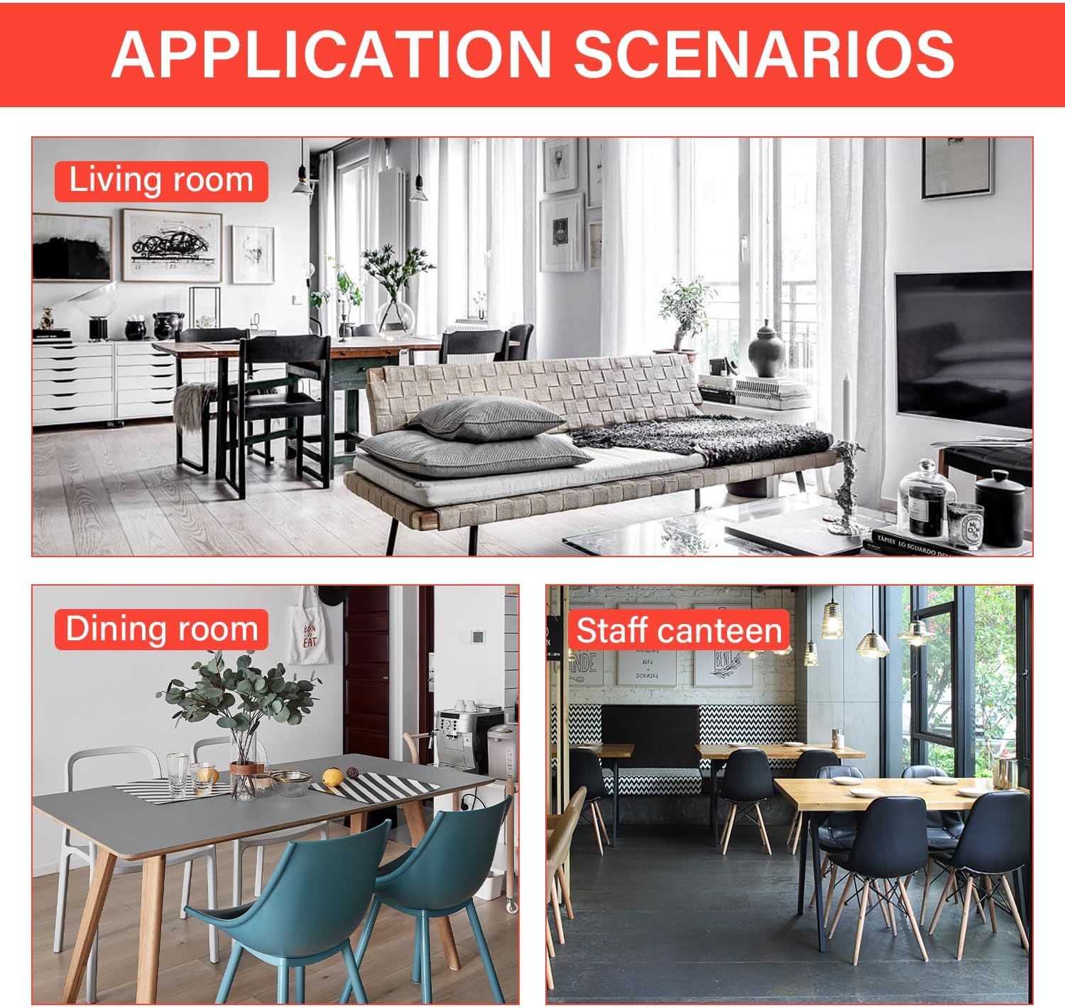 PayLessHere Dining Table Set Glass for Small Spaces Kitchen Table and Chairs for 4 Table with Chairs Home Furniture Rectangular Modern, White Glass