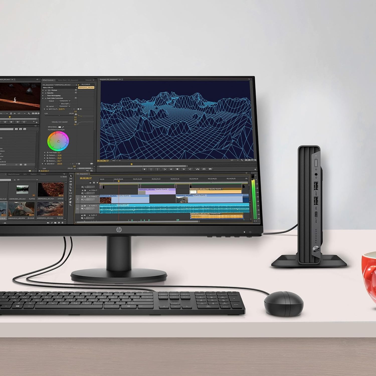 HP Business PC ProDesk 600 G6 Desktop Mini Computer - Intel Core i5 10th Gen i5-10500T (6 Core) Up to 3.80 GHz - 16 GB RAM DDR4 SDRAM - 512 GB M.2 PCI Express NVMe SSD - windows 11 Pro (Renewed)