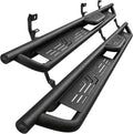 PZ 6' Rustproof Running Boards Side Steps Compatible with Chevy Silverado 1500 Double Cab 2019-2025,550 lbs Black Heavy Duty Carbon Steel Drop Down Side Step Rails Nerf Bars