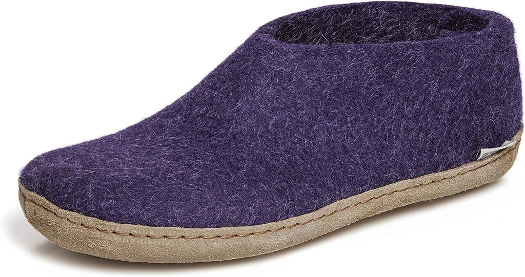 Glerups 100% quality wool mix Shoe Slipper with leather sole - Unisex