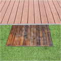 4/7/8/10/12inch Rise Wheelchair Ramp for Front Door/Garden/Garage, Anti-Slip Wooden Doorway Threshold Ramps for Pedestrians/Bicycles/Elderly (Size : 35.4x27.6x7inch) (Onecolor 23.6x19.7x3.9inch)