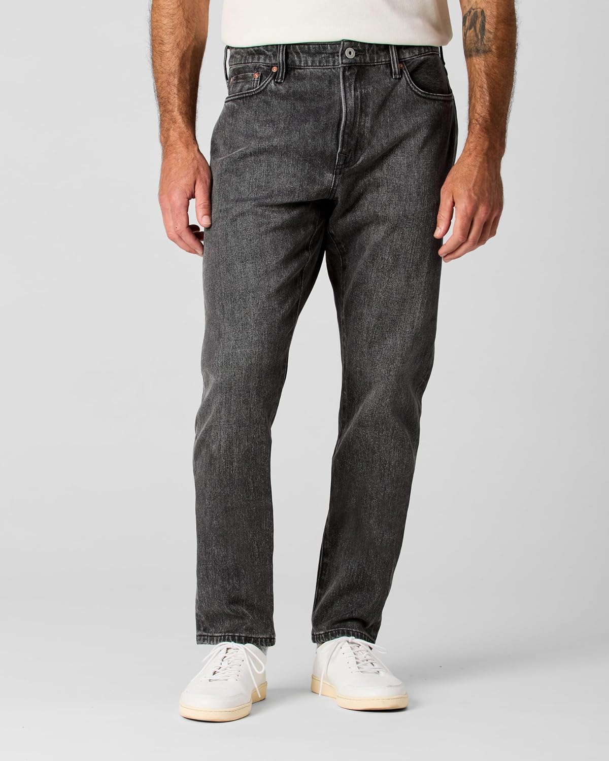 Huckberry Stretch Selvedge Denim Jeans for Men - 11.7 oz Mens Jeans with 1% Stretch, Copper Rivets- Year-Round Men Jeans
