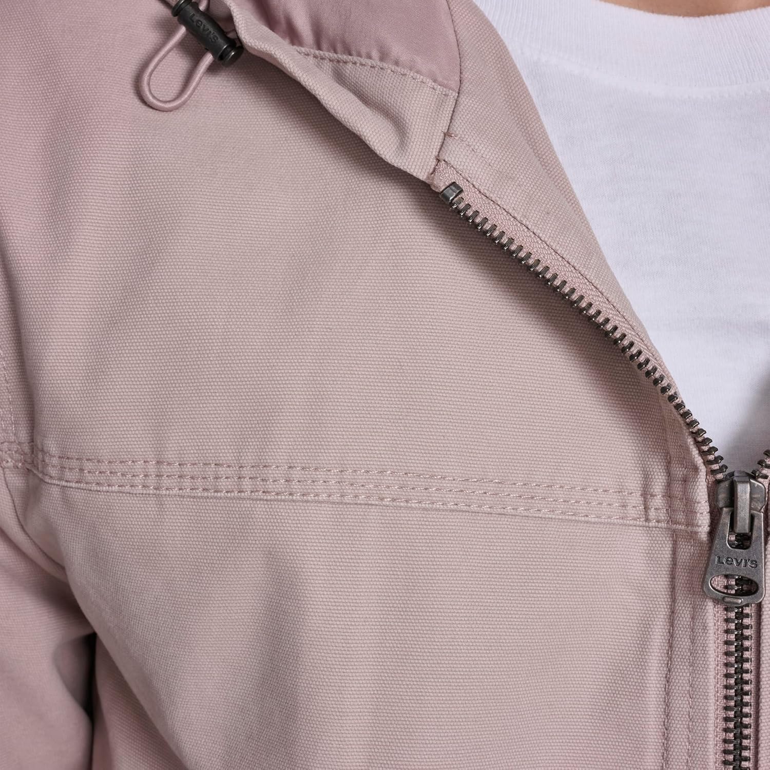 Levi's Men's Workwear Cotton Canvas Hooded Bomber Jacket