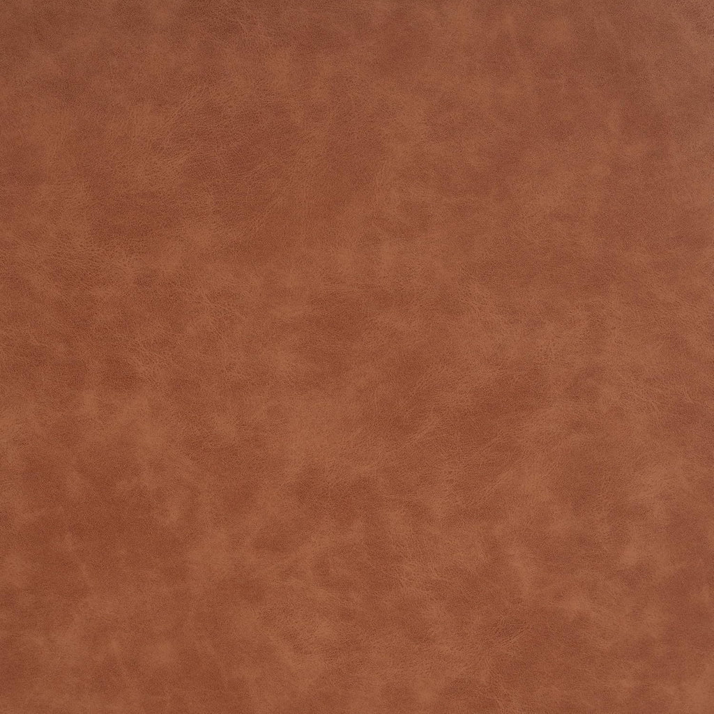Christopher Knight Home GAVI PU Leather Ottoman Foot Stool, 30' Pouf Footstool Ottoman Seat, Upholstered Foot Chair, Round Footrest, Modern Side Table for Living Room Bedroom Home Decor, Cognac Brown