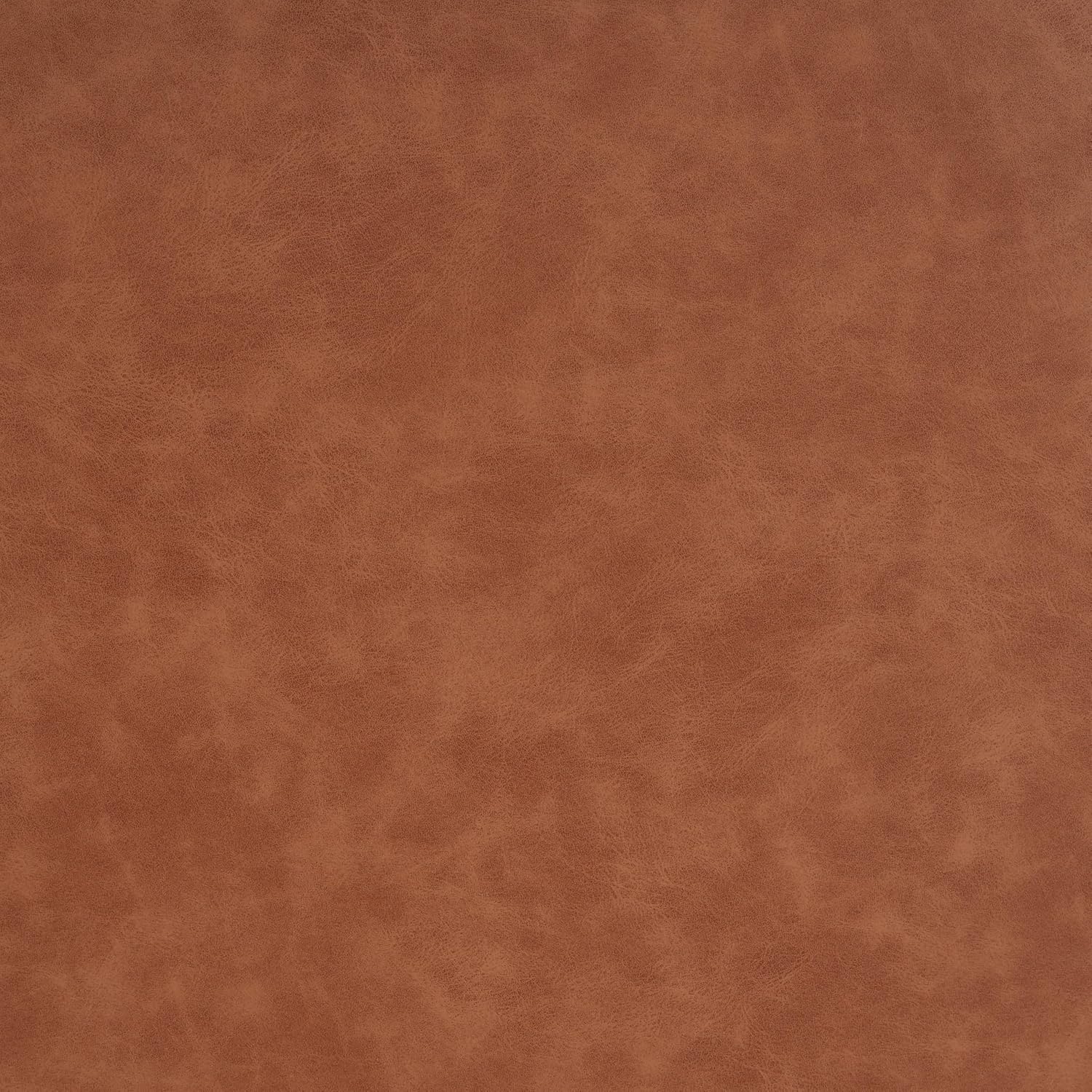 Christopher Knight Home GAVI PU Leather Ottoman Foot Stool, 30' Pouf Footstool Ottoman Seat, Upholstered Foot Chair, Round Footrest, Modern Side Table for Living Room Bedroom Home Decor, Cognac Brown