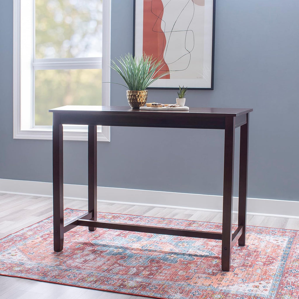 Linon Claridge Dark Espresso 36 inch Height Bar Table