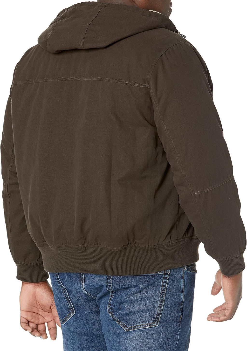 Levi's Men's Workwear Cotton Canvas Hooded Bomber Jacket