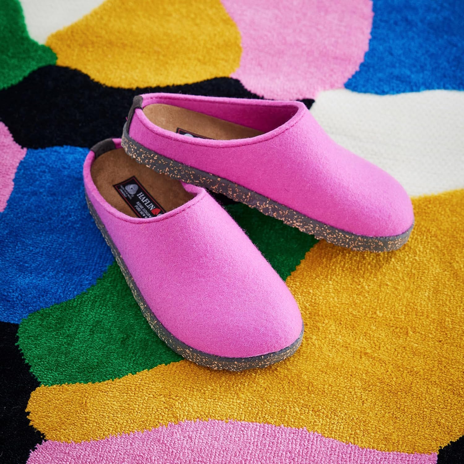 HAFLINGER Manhattan Felt Clog Wool Slipper Unisex