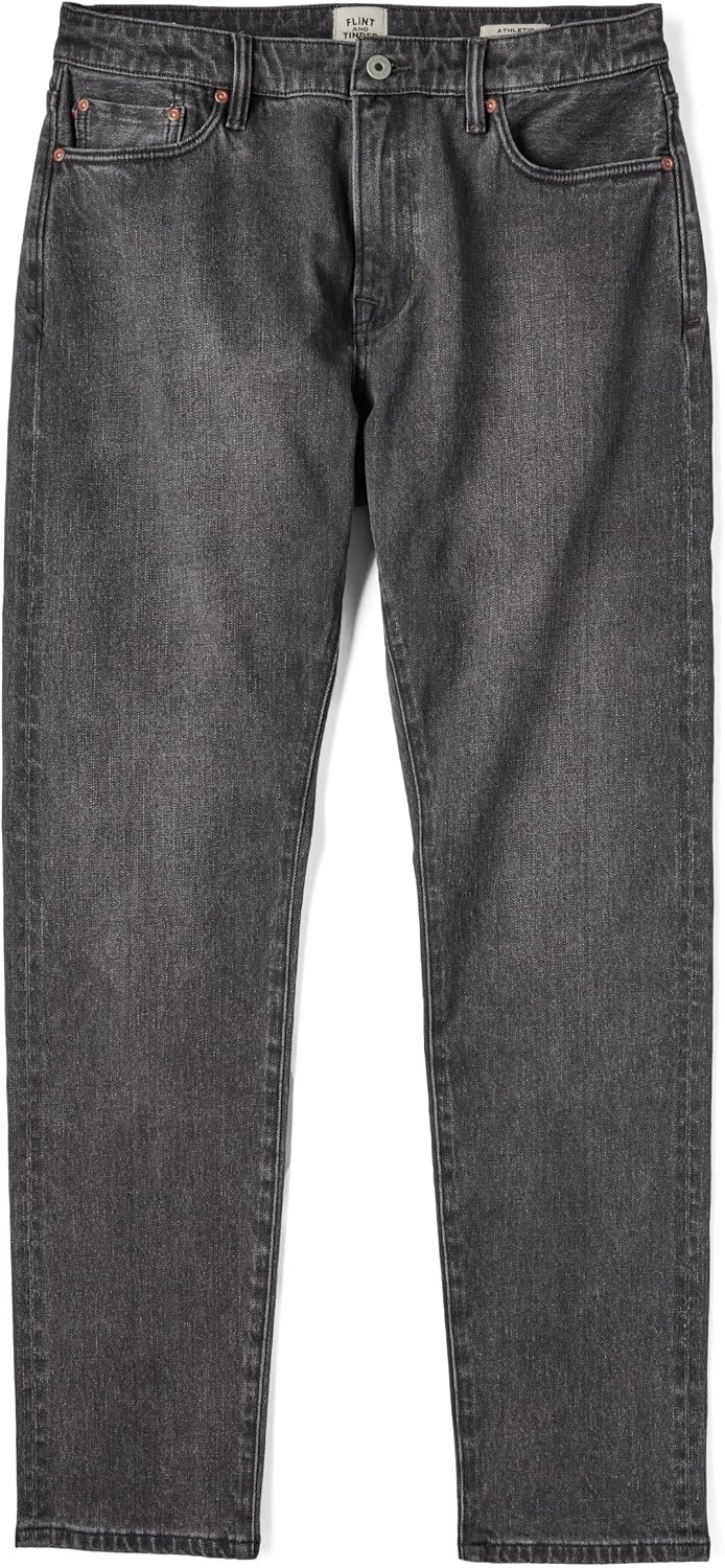 Huckberry Stretch Selvedge Denim Jeans for Men - 11.7 oz Mens Jeans with 1% Stretch, Copper Rivets- Year-Round Men Jeans