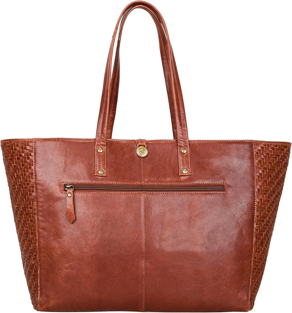 ANTONIO VALERIA Avery Leather Tote/Top Handle Shoulder Bag for Women | Leather