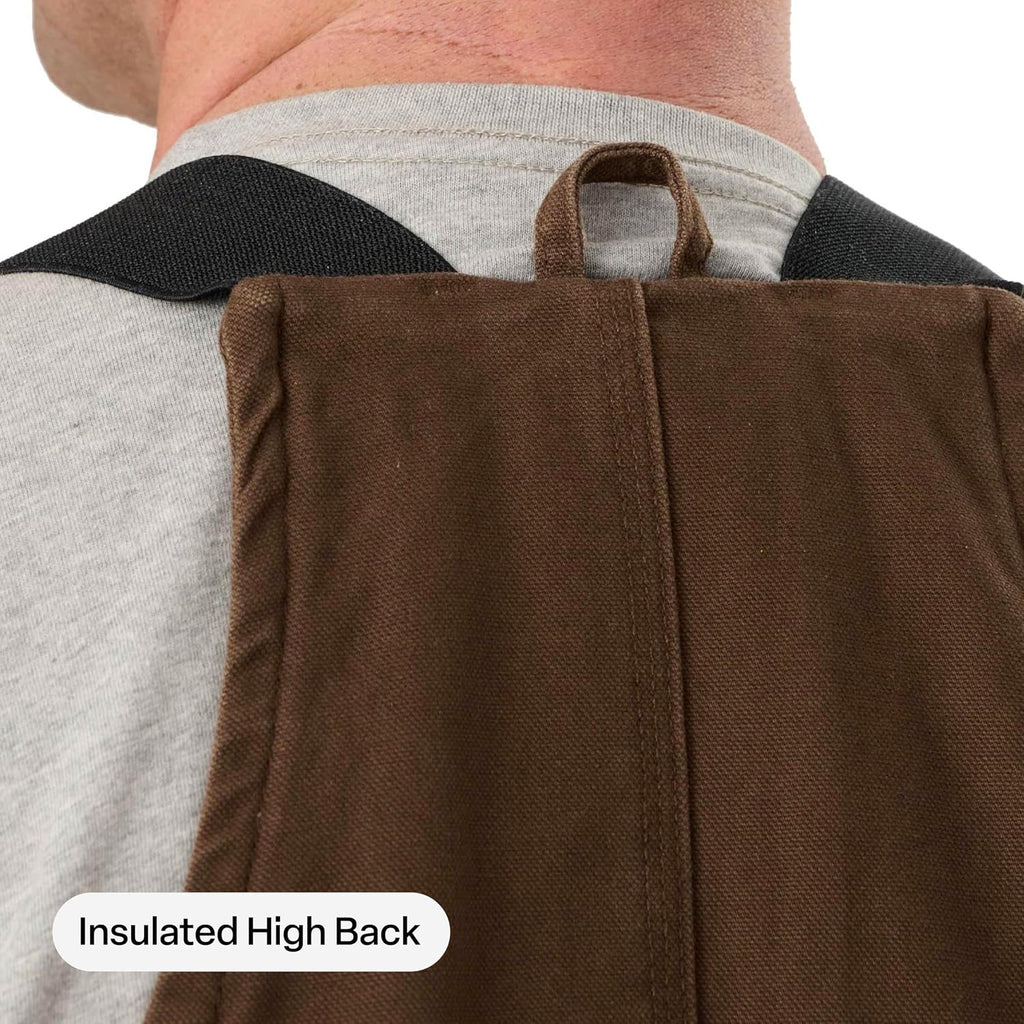 Berne Men's Heartland Insulated Washed Duck Bib Overall
