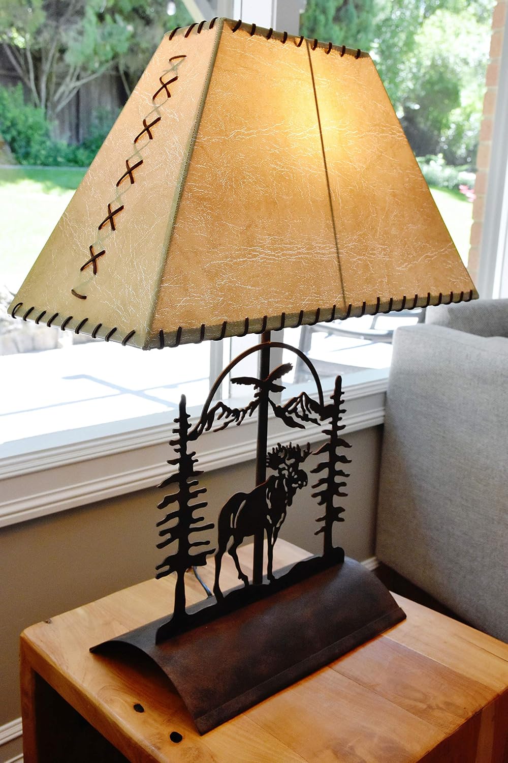 Muskoka Lifestyle Products Moose Table Lamp-Rustic Patina 26'