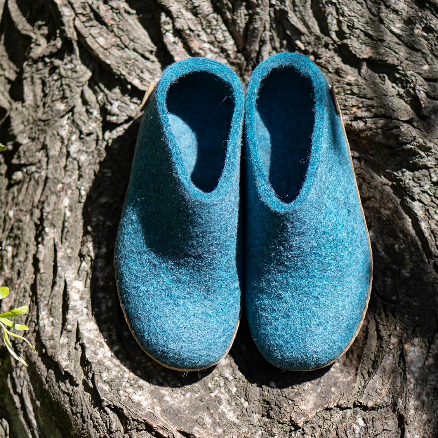 Glerups 100% quality wool mix Shoe Slipper with leather sole - Unisex