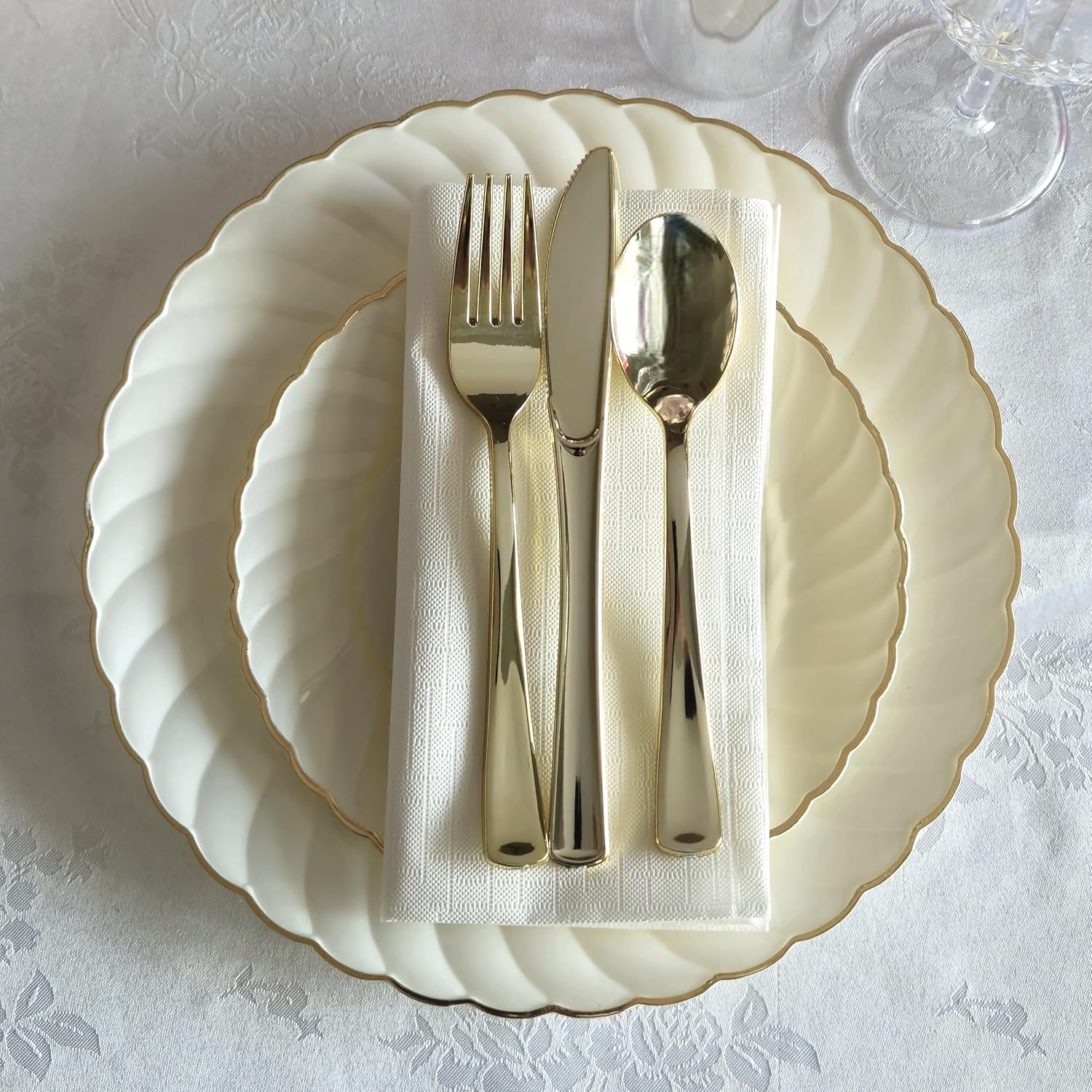 ' OCCASIONS ' - 1440 Piece Pack - Premium 3 PLY - Wedding Party Dinner Paper Napkins (Square Fold)