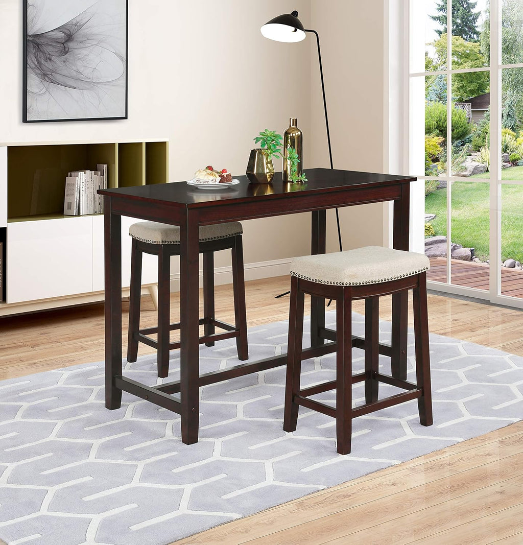 Linon Claridge Dark Espresso 36 inch Height Bar Table