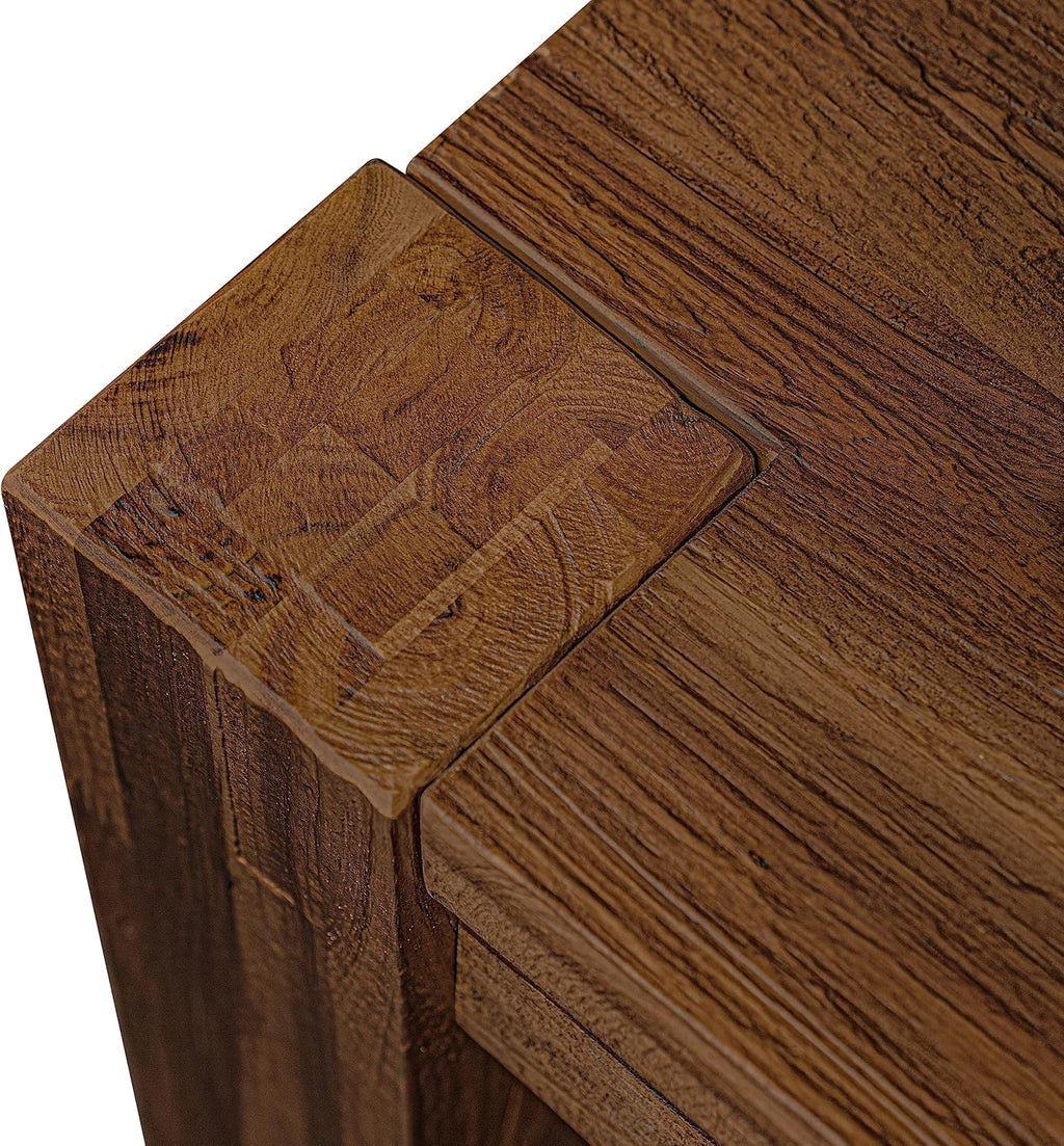 East West Furniture CN6-0N-T Celina Modern Kitchen Table - Rectangle Rustic Wood Dining Table , 36x60 Inch, Walnut