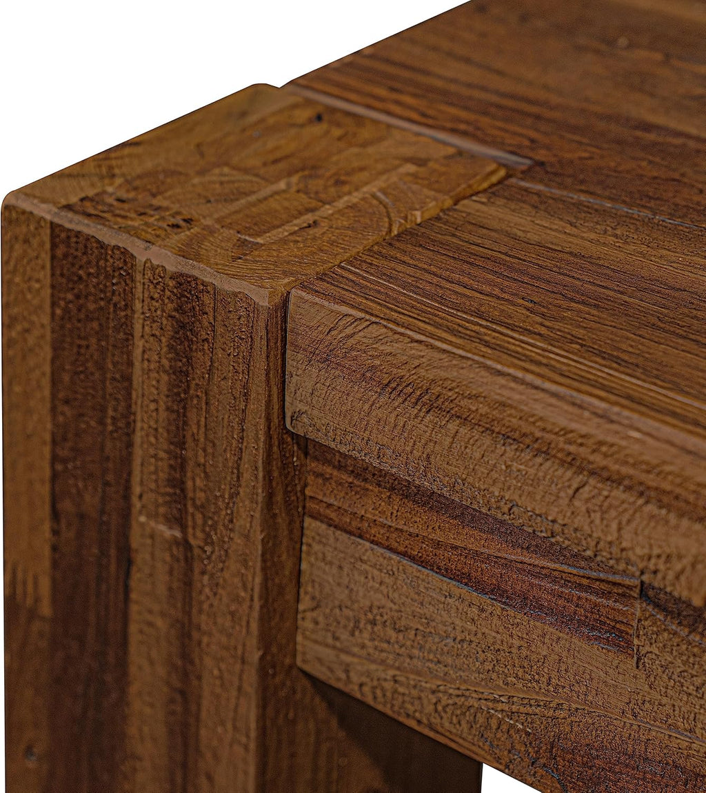 East West Furniture CN6-0N-T Celina Modern Kitchen Table - Rectangle Rustic Wood Dining Table , 36x60 Inch, Walnut